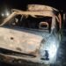 Motorista morre carbonizado após bater o carro contra caminhão na BR-163