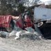 Motoristas perdem a vida em colisão entre caminhão e carreta na PR-855 em Bandeirantes-PR.