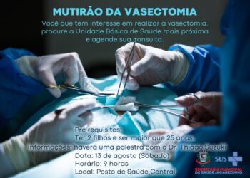 Jacarezinho promove mutirão de vasectomia