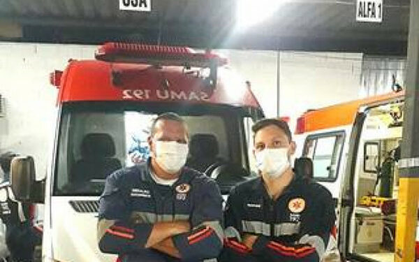 Pai e filho trabalham no SAMU e contam que nunca discutiram no serviço – Foto: divulgação