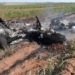 Perseguição aérea que começou no PR termina com avião incendiado em SP