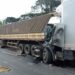 Paraná: Caminhoneiro é socorrido em estado grave após atingir traseira de caminhão parado na BR-376