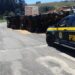 PRF atende tombamento de carreta em Santo Antônio da Platina