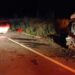 Colisão frontal deixa dois feridos na BR-153