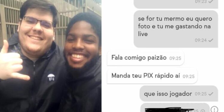 O influencer Casimiro é muito querido no mundo do esporte e pediu na última tarde de ontem (05) croissant e tortinha. Fotos: Arquivo Pessoa