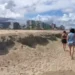 Morador filma degrau formado em faixa de areia, no litoral do Paraná: ‘Não são 50 metros e nem 30 cm’
