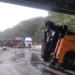 Com risco de novos deslizamentos, PRF interdita BR-376 no Litoral do Paraná
