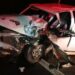 Colisão entre carro e carreta deixa homem gravemente ferido na PR-092