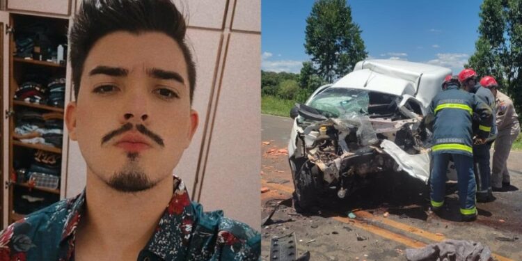 O jovem Rafael Veiga não resistiu aos ferimentos (Foto: Redes Sociais / PRE)