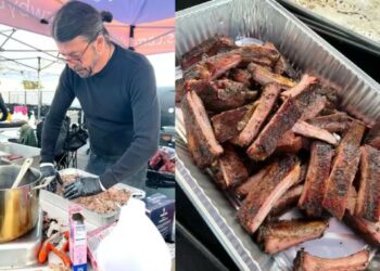 Roqueiro do Foo Fighters faz churrasco para 450 pessoas sem teto; Vídeo
