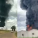 Incêndio atinge galpão de 16 mil m² no Paraná; 40 bombeiros atuam no combate