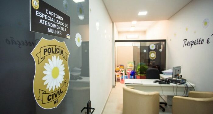 Sala em Capão da Canoa (RS) reservada para atender vítima de violência doméstica - (Foto: Felipe Dalla Valle/ Palácio Piratini