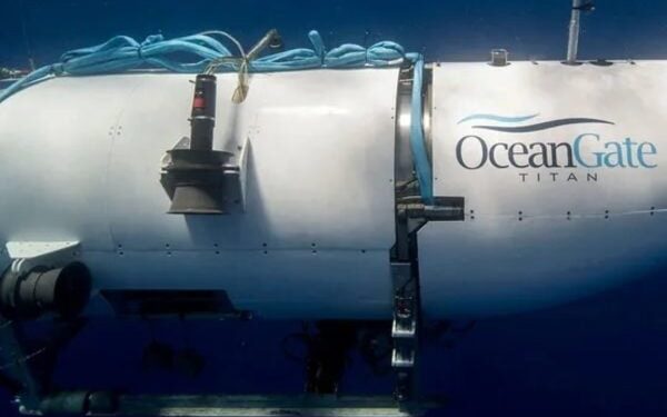 Conforme a legenda do vídeo simulado, a embarcação explodiu extremamente rápido, em 30 milisegundos. (Foto: OceanGate Expeditions/Reuters)