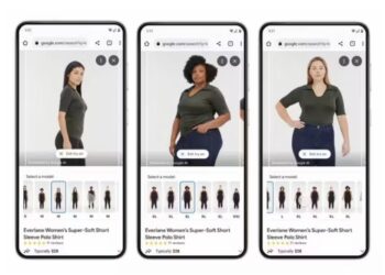Google lança IA para provar roupa antes de comprar online: ‘provador virtual’