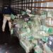 Paraná: PRF descobre 3 toneladas de maconha, munições e fuzis em carreta