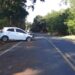 Norte Pioneiro: Mulher fica ferida em colisão de carro com barranco na PR-218