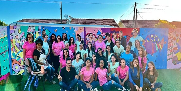 Participação efetiva dos alunos e professores do curso de Pedagogia - Foto: Divulgação