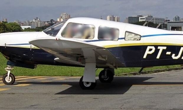 Avião desaparecido deveria pousar em Paranaguá na manhã desta segunda-feira (3) (Foto: Reprodução/ Popinga.Aviation)
