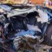 Impressionante: carro desmancha em acidente com morte no PR