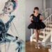 Neta recria a vestidos desenhados pela avó há 80 anos e bomba no TikTok