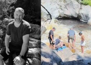 Policial de folga salva jovem que estava se afogando em cachoeira