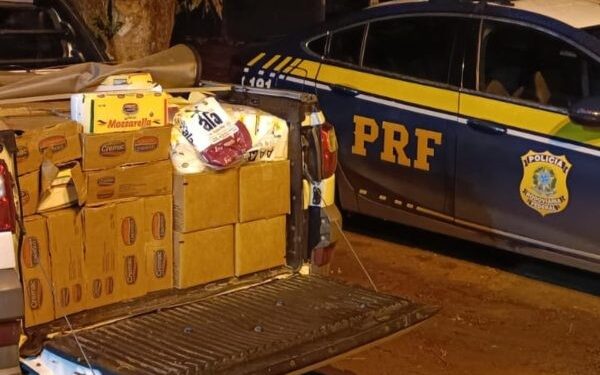 Os produtos são de origem Argentina e não possuem qualquer desembaraço aduaneiro (Foto: PRF)
