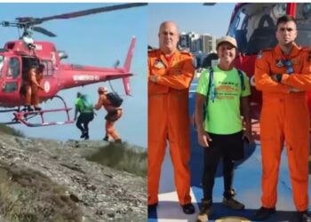 Homem que esperava por rim há 9 anos é resgatado de helicóptero em trilha para fazer transplante