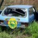 Motorista fica gravemente ferido após carro ser atingido por campana de caminhão