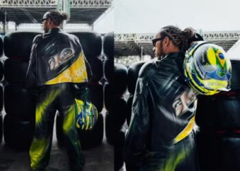 Lewis Hamilton se veste em homenagem a Ayrton Senna; Confira