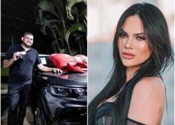 Modelo e influencer paranaense dá carro de R$ 260 mil de presente para segurança