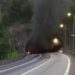 Passageiro filma acidente entre caminhão e ônibus na BR-116
