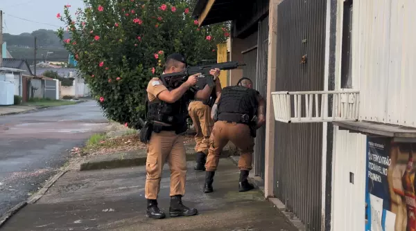 Buscas foram realizadas no Paraná e em Santa Catarina (Foto: Divulgação/ PMPR)