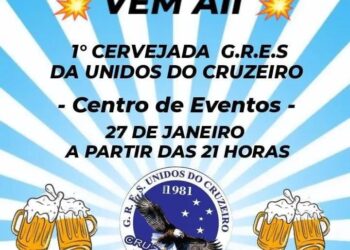 Jacarezinho: Vem aí 1° Cervejada da G.R.E.S. Unidos do Cruzeiro 2024