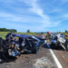 Paraná: Acidente grave na PR-218 destrói carro e deixa dois mortos