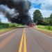 Paraná: Motorista de carro da Saúde de Medianeira e paciente morrem carbonizados na BR-369