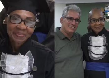 Alunos adiam formatura para esperar colega de 77 anos em tratamento contra o câncer