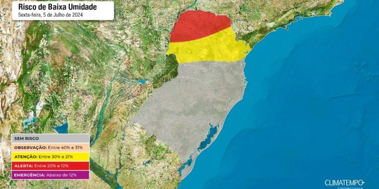 Somente na próxima semana que a região Norte deve registrar chuva (Foto: Divulgação/Climatempo)