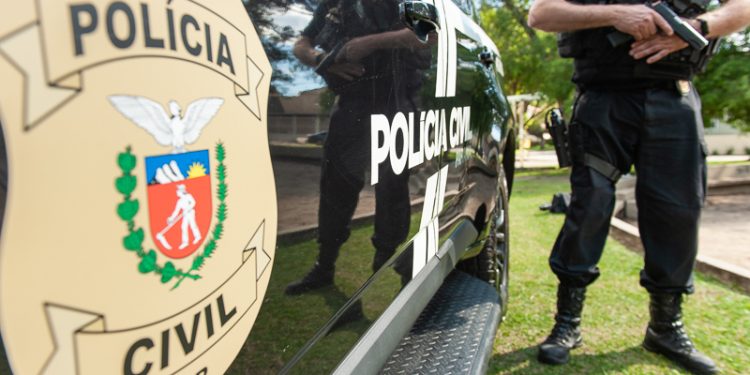 Vítimas fizeram um Boletim de Ocorrência na Delegacia da Polícia Civil de Matelândia. (Fábio Dias/EPR)