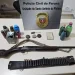Arma apreendida em propriedade rural de Santo Antônio da Platina após denúncia