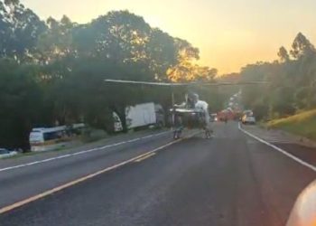 Paraná: Mulher morre e quatro ficam feridos em acidente na BR-277