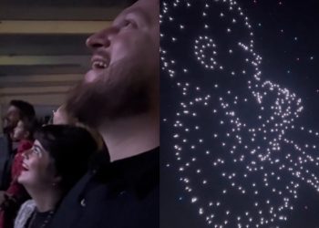 Casal do Paraná inova e organiza chá revelação com 600 drones: “De arrepiar” “Assista o vídeo”
