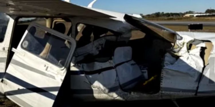 Apesar do impacto, ninguém ficou gravemente ferido (Foto: reprodução/rflake1)