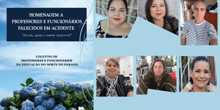 Nas páginas de um livro, os que acreditaram “na força transformadora da educação”; da esquerda à direita: Andreia, Aparecida, Ederson, Joana, Lucilene e Silvia - Divulgação