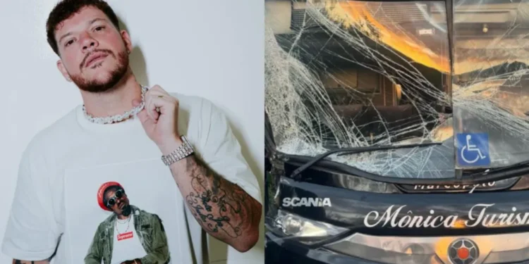 “Destruiu tudo ali”, disse o cantor nas redes sociais (Foto: Reprodução/Instagram)