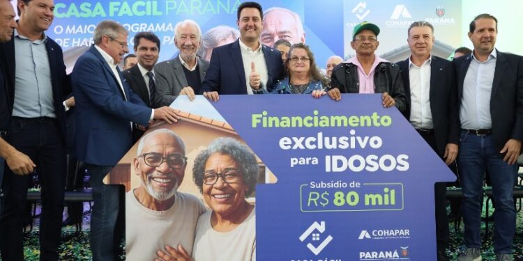Paraná lança programa inédito no Brasil para idosos conquistarem o sonho da casa própria
Foto: Jonathan Campos/AEN