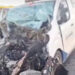 Norte Pioneiro: Acidente entre ambulância e carreta na PR-092 deixa motorista ferido