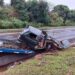 Três moradores de Cambará ficam feridos em acidente na BR-369
