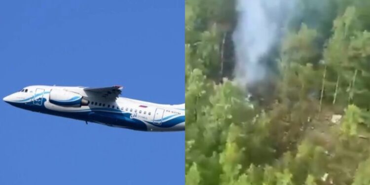 Uma investigação oficial foi aberta para apurar as causas da queda do avião (Foto: Divulgação/X)