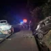 Colisão frontal na BR-153 deixa uma pessoa morta e três feridas no Norte Pioneiro