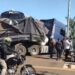Paraná: Trem colide com carreta e arrasta veículo por 40 metros “Assista o video”